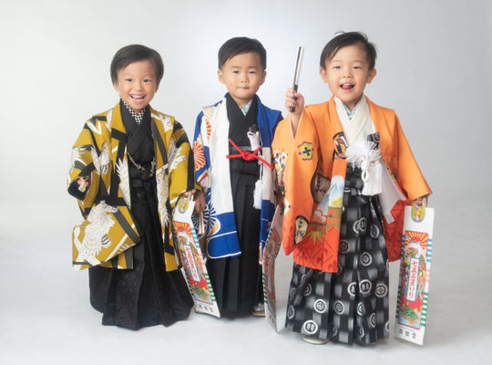 お友達と七五三の撮影