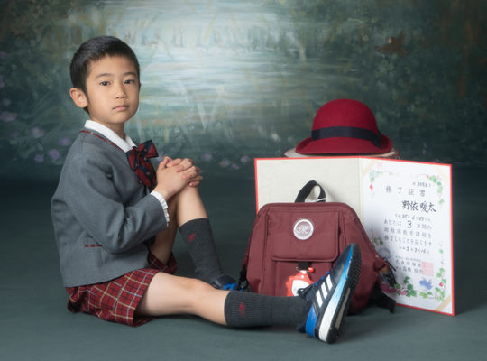 幼稚園の卒園記念