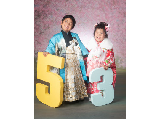 5歳と3歳で七五三
