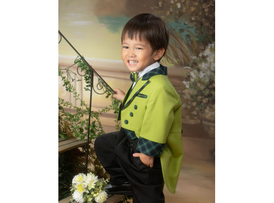 カッコいいスーツで七五三の撮影