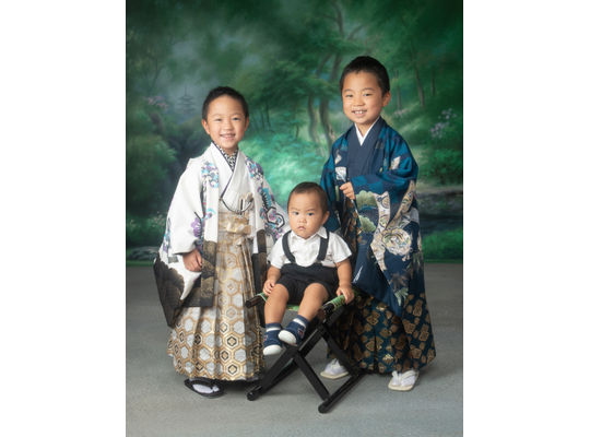 七五三を兄弟で格安レンタル