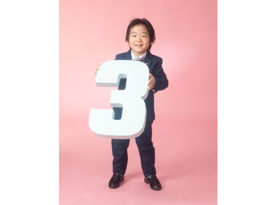 5歳の七五三でスーツ