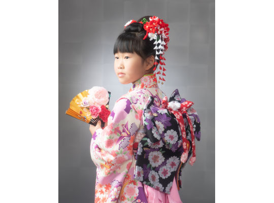 七五三の七歳レンタル着物