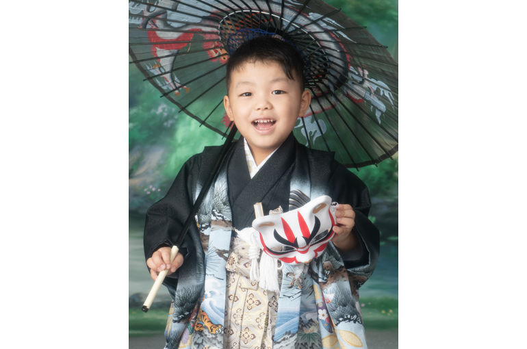元気に七五三撮影