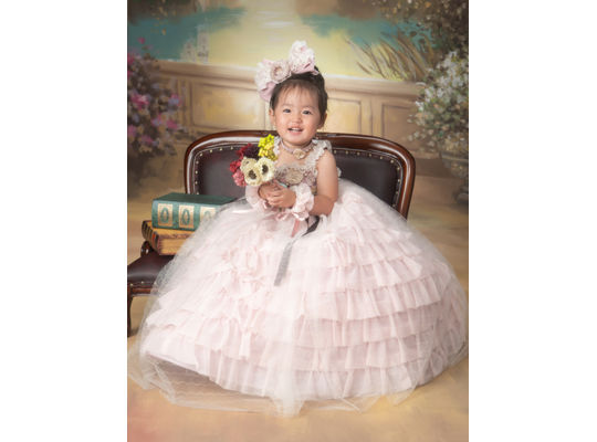 アンティークドレスで七五三