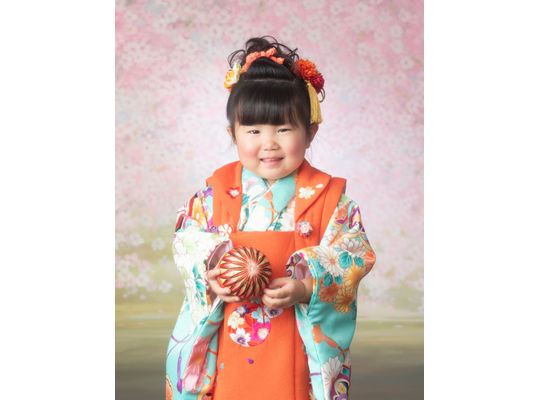 七五三のアンティーク着物