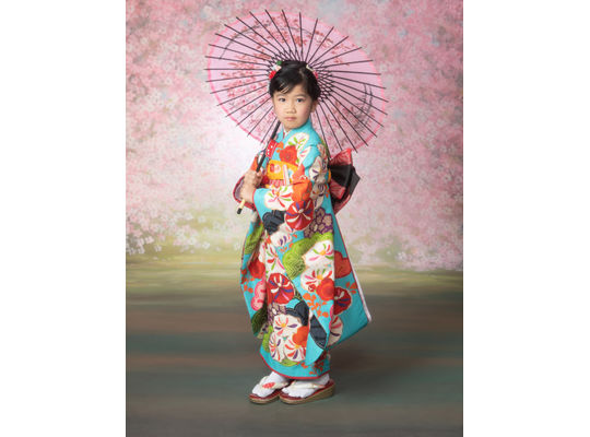 大人っぽく七五三の撮影