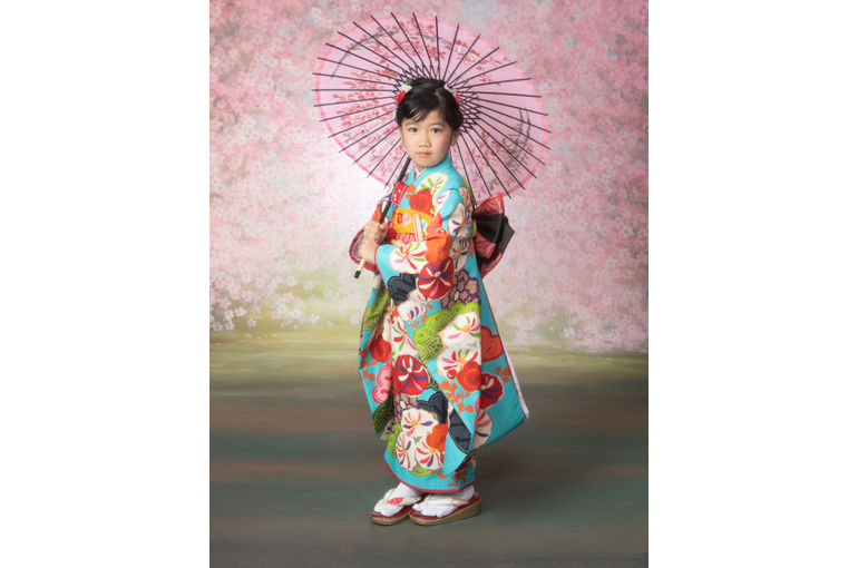 大人っぽく七五三の撮影