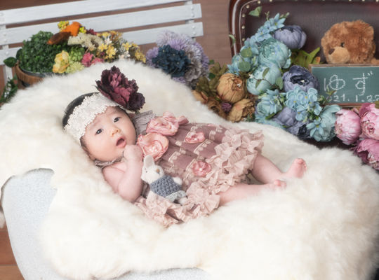 お宮参りの無料レンタル衣装