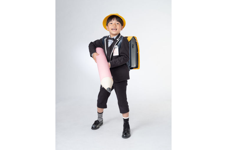 小学一年生の記念撮影