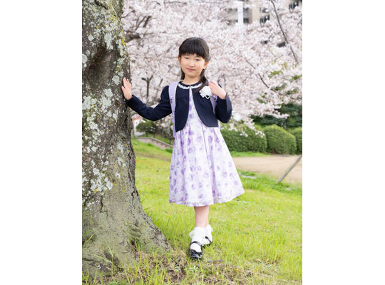 入学記念のロケーション撮影