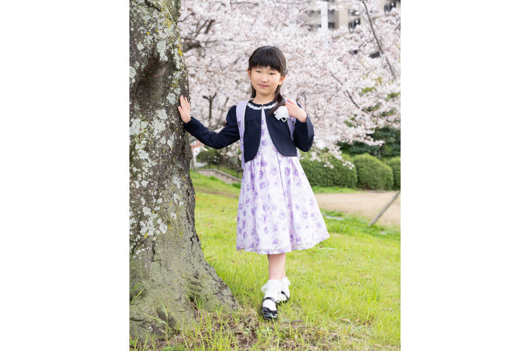 入学記念のロケーション撮影