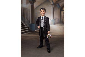 凛々しく5歳の七五三