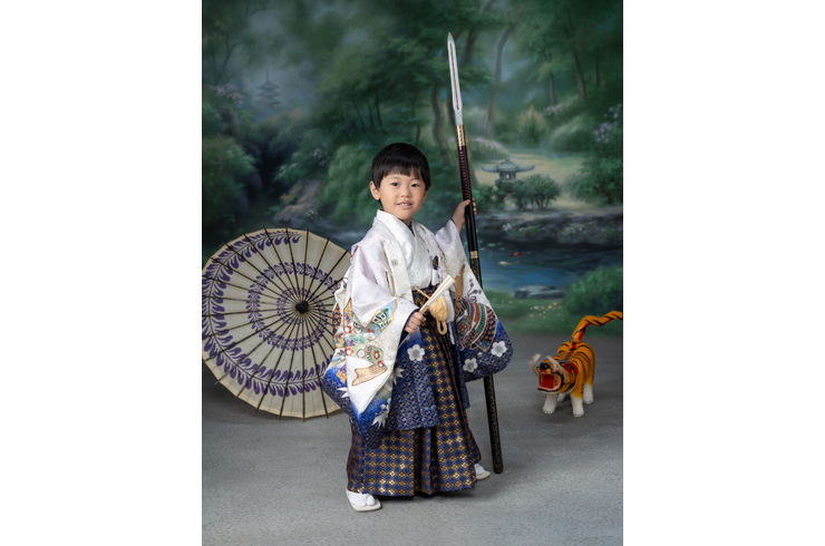 凛々しい七五三