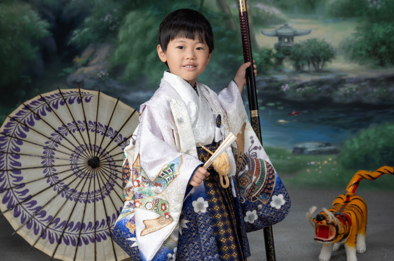 凛々しい七五三