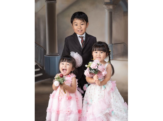 笑顔のきょうだい