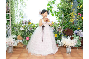クラシックドレスで七五三