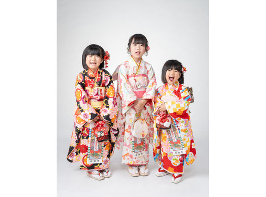 姉妹なかよく七五三