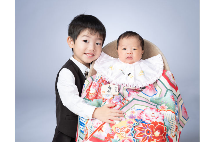 かわいい妹のお宮参り
